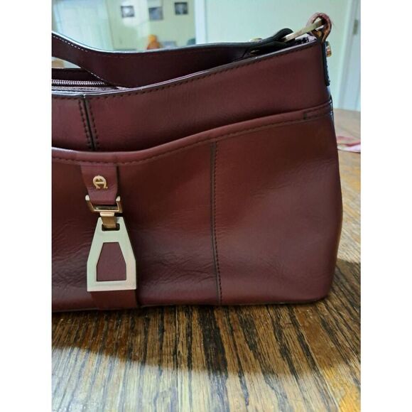 Etienne Aigner Brown Purse Handbag Pocket Book - Picture 2 of 12